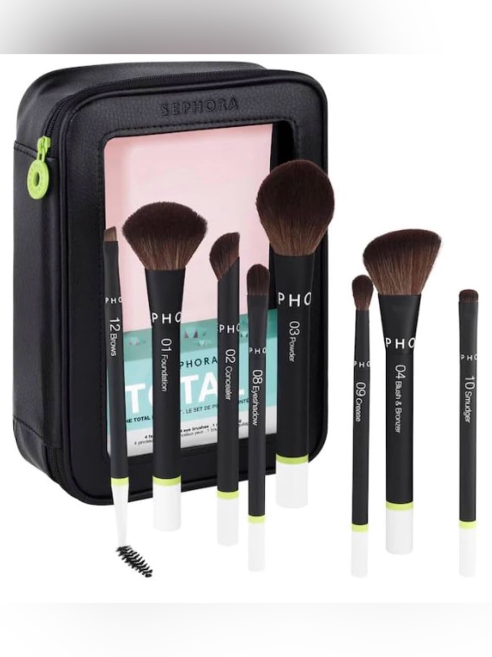 Sephora Favorites Total Set The Total Brush Set - 4 Face Brushes - 4 Eye Brushes
